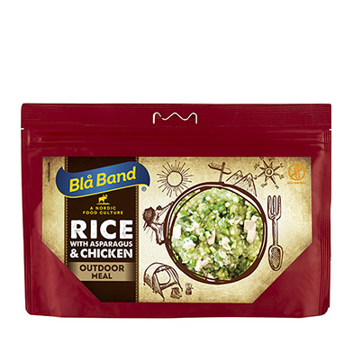 Ris med sparris och kyckling