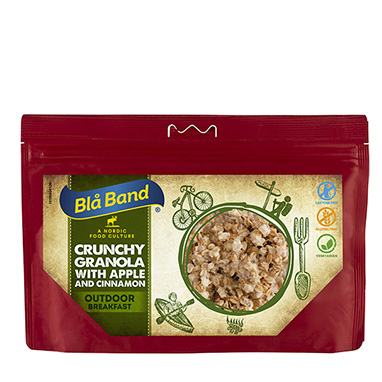 Krispig granola med äpple och kanel